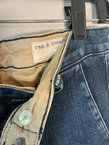 Rag and Bone Stretch Denin Trousers - Size 28