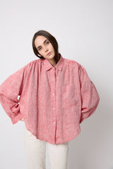 Chambray Parr Blouse ° Scarlet