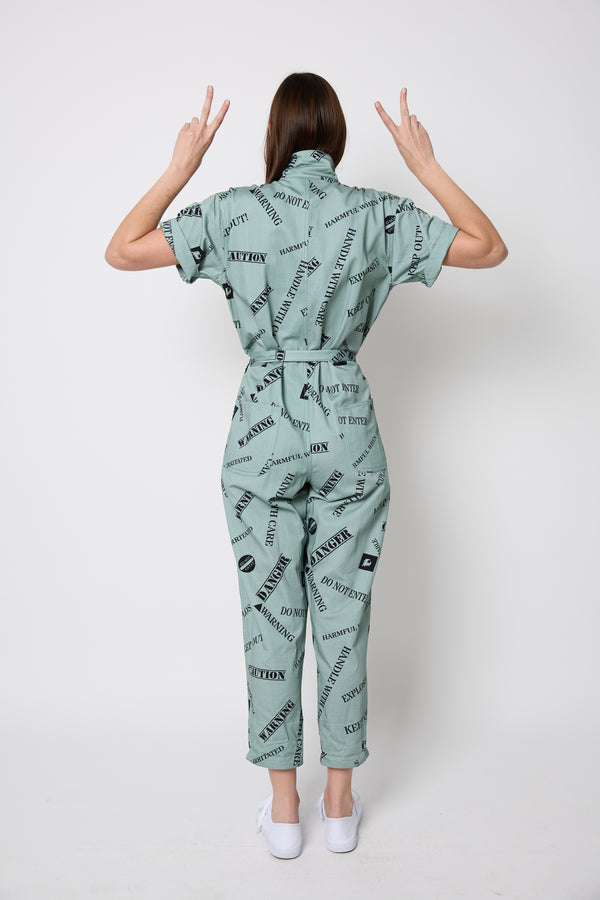 Caution Jumpsuit