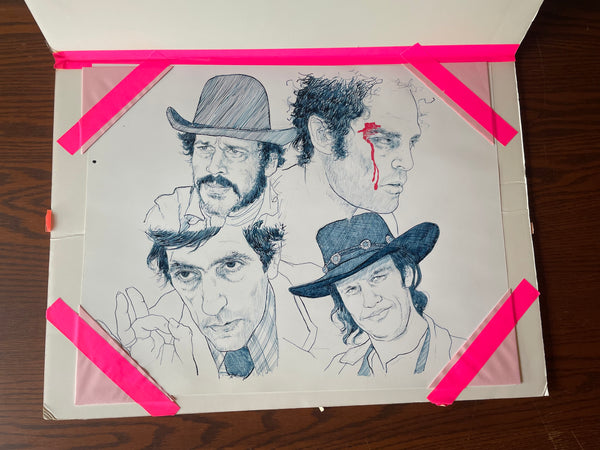 Dudes Gone Wild - Original Drawing