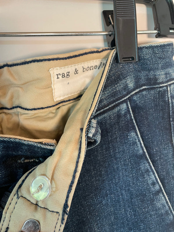 Rag and Bone Stretch Denin Trousers - Size 28
