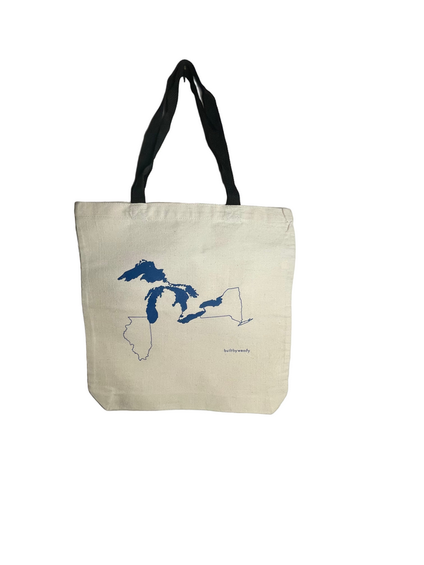 Great Lakes Tote Bag - Silkscreened