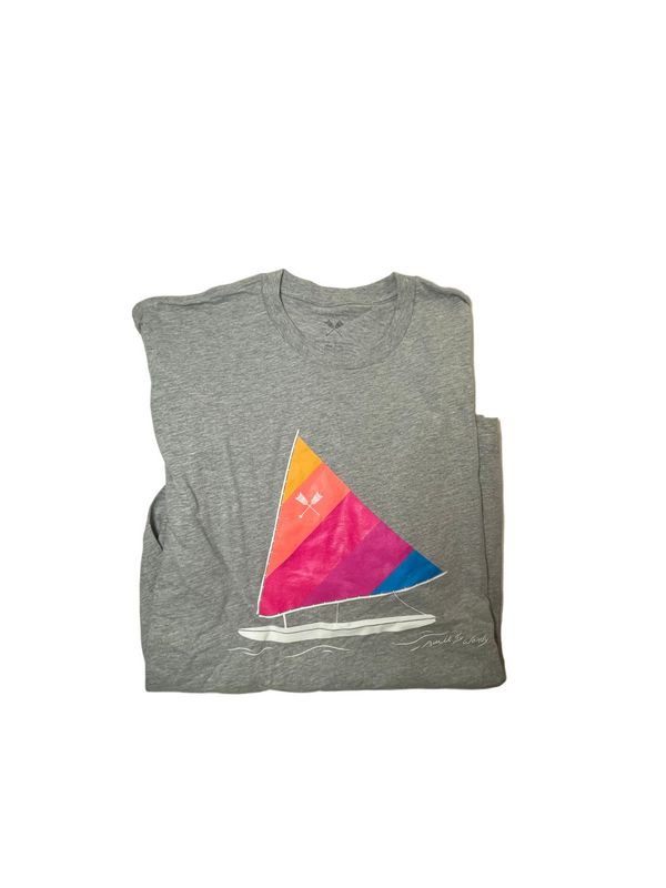 Men's Sunfish T-Shirt - Silkscreened - Size 2XL