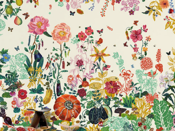 Floral Wallpaper Mural - New