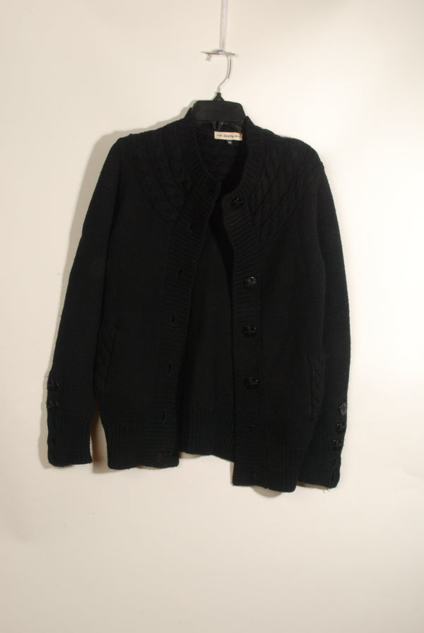 Black Wool Cabled Cardigan ° X-Small ° 2007
